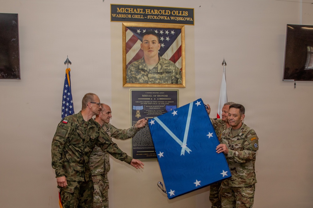 Ollis Warrior Grill Rededicated, Celebrating Valor and Alliance in Poland.