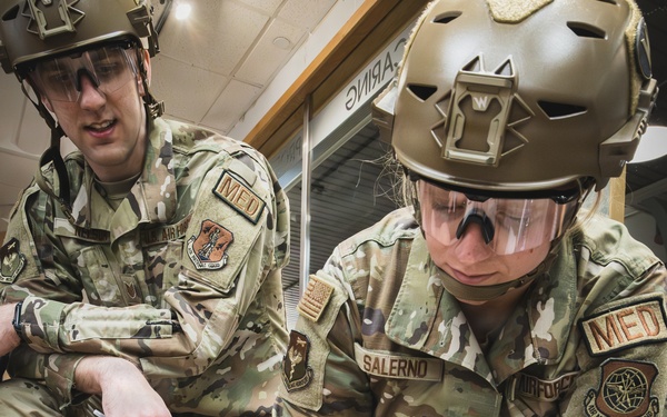 101st Air Refueling Wing Medical Group Enhances Combat Life Saving Skills Through Local Partnerships
