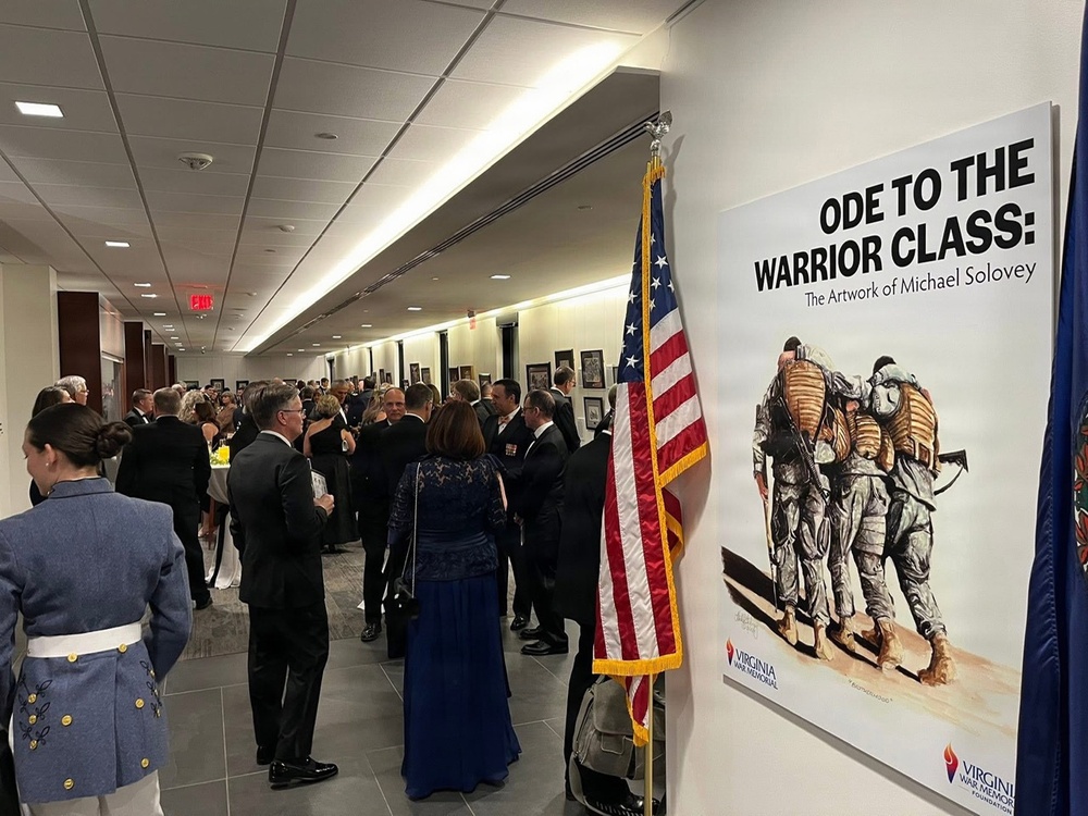 Officer, artist presents command with America 250th fine art during retirement ceremony