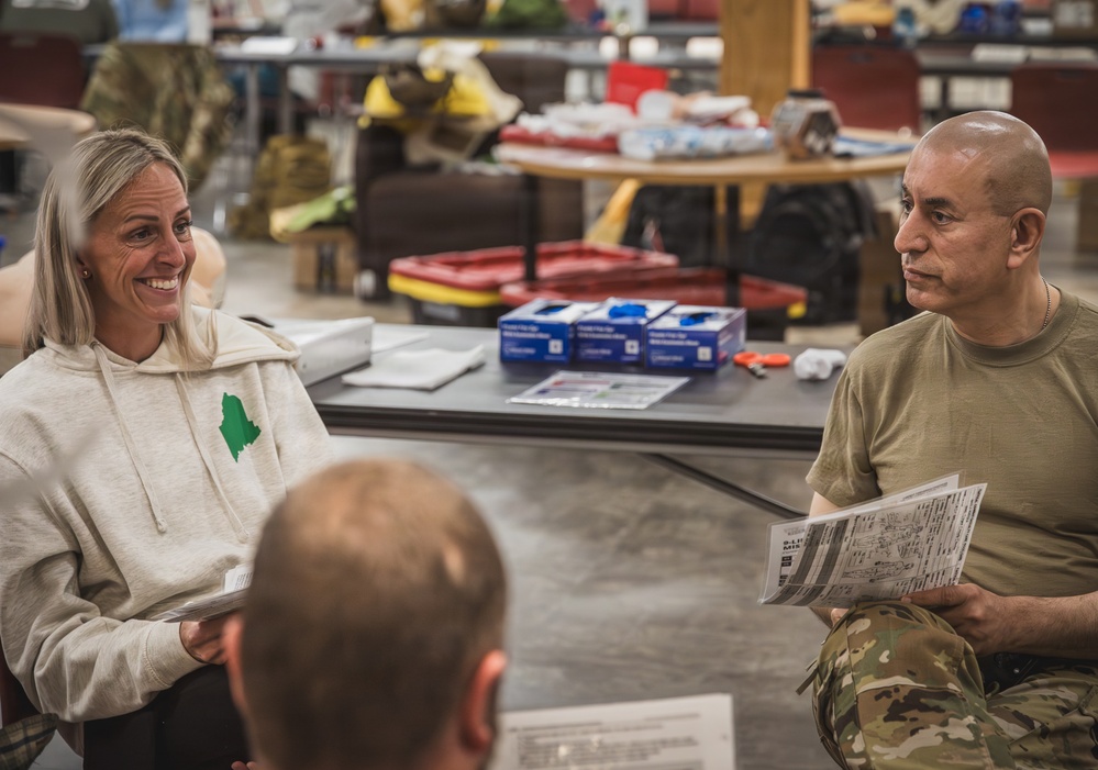 101st Air Refueling Wing Medical Group Enhances Combat Life Saving Skills Through Local Partnerships