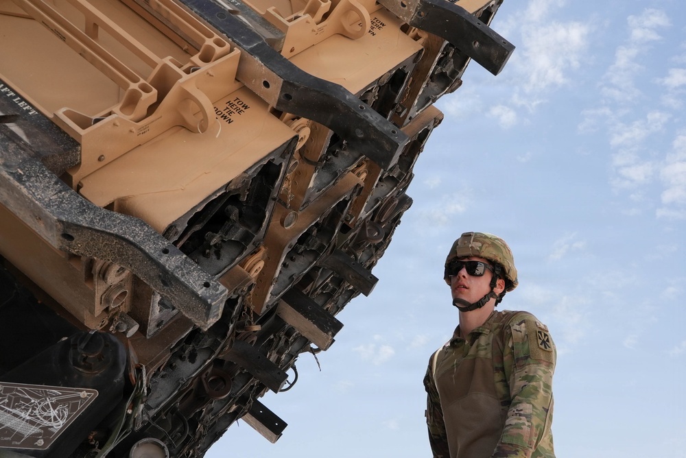 U.S. Army Soldiers Conduct Operations in the Middle East