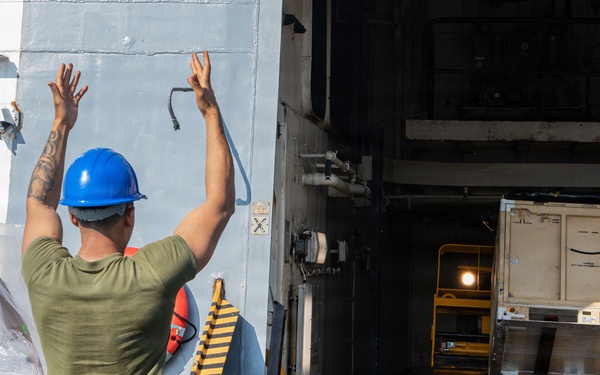 USS Portland Marines Conducts Routine Operations