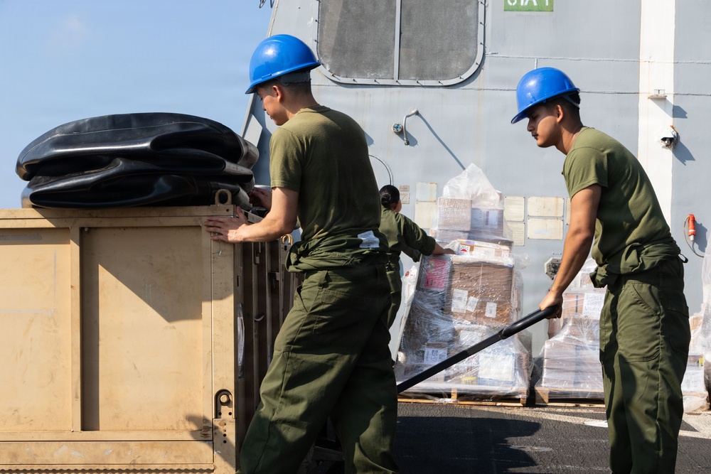 USS Portland Marines Conducts Routine Operations