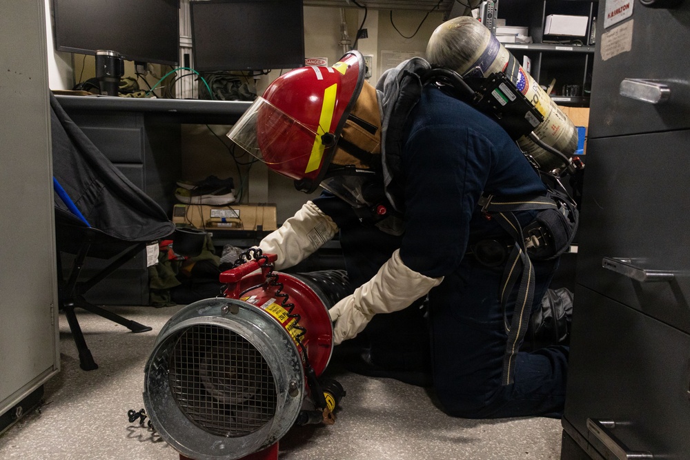 USS Portland Sailors Conduct Routine Operations