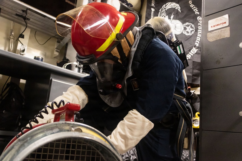 USS Portland Sailors Conduct Routine Operations