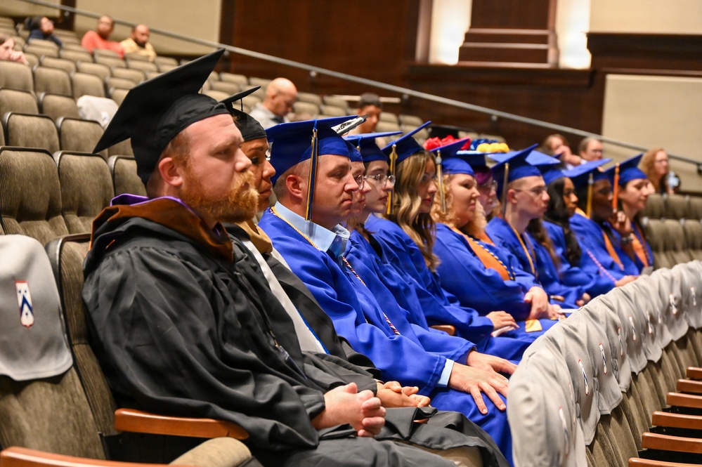 Fort Leavenworth Combined Graduation Ceremony held in Eisenhower Auditorium