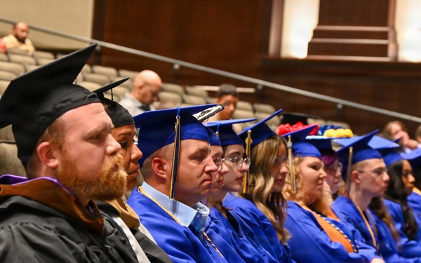 Fort Leavenworth Combined Graduation Ceremony held in Eisenhower Auditorium
