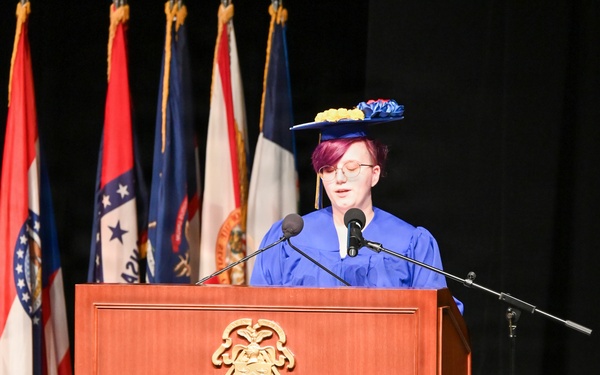 Fort Leavenworth Combined Graduation Ceremony held in Eisenhower Auditorium
