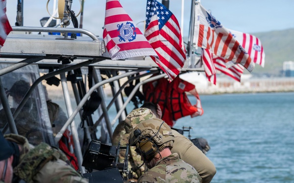 U.S. Coast Guard Port Security Unit 312 Conducts Simulated Training Exercises in San Francisco Bay