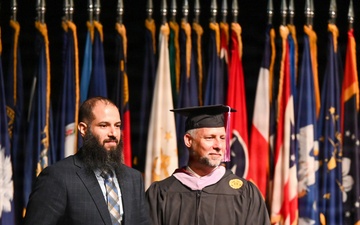 Fort Leavenworth Combined Graduation Ceremony held in Eisenhower Auditorium