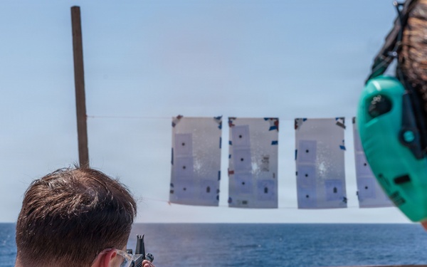 USS Gonzalez conducts live fire exercises