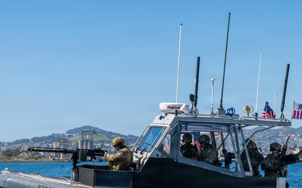 U.S. Coast Guard Port Security Unit 312 Conducts Simulated Training Exercises in San Francisco Bay