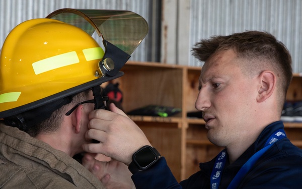 KFOR hosts Public safety Day for Kamenicë/Kamenica English Language Corner students at Camp Bondsteel
