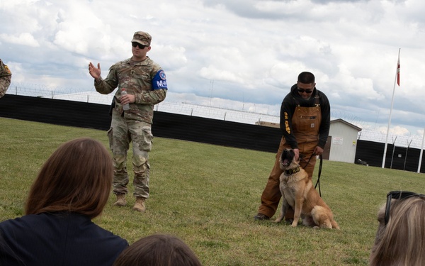 KFOR hosts public safety Day for Kamenicë/Kamenica English Language Corner students at Camp Bondsteel