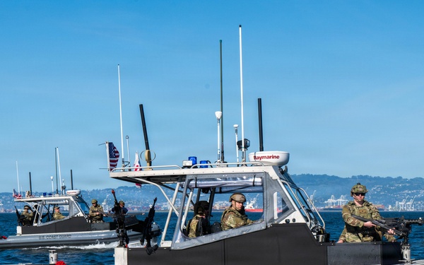 U.S. Coast Guard Port Security Unit 312 Conducts Simulated Training Exercises in San Francisco Bay