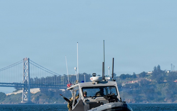 U.S. Coast Guard Port Security Unit 312 Conducts Simulated Training Exercises in San Francisco Bay