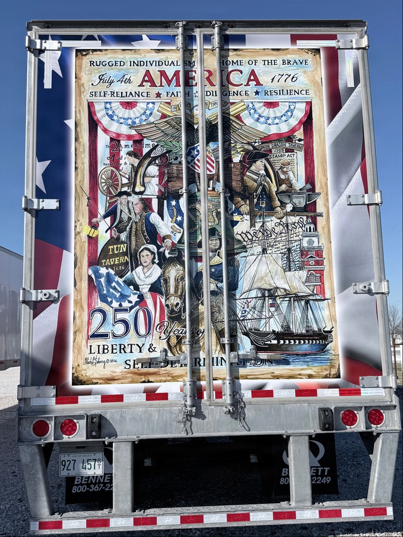 Officer, artist presents command with America 250th fine art during retirement ceremony