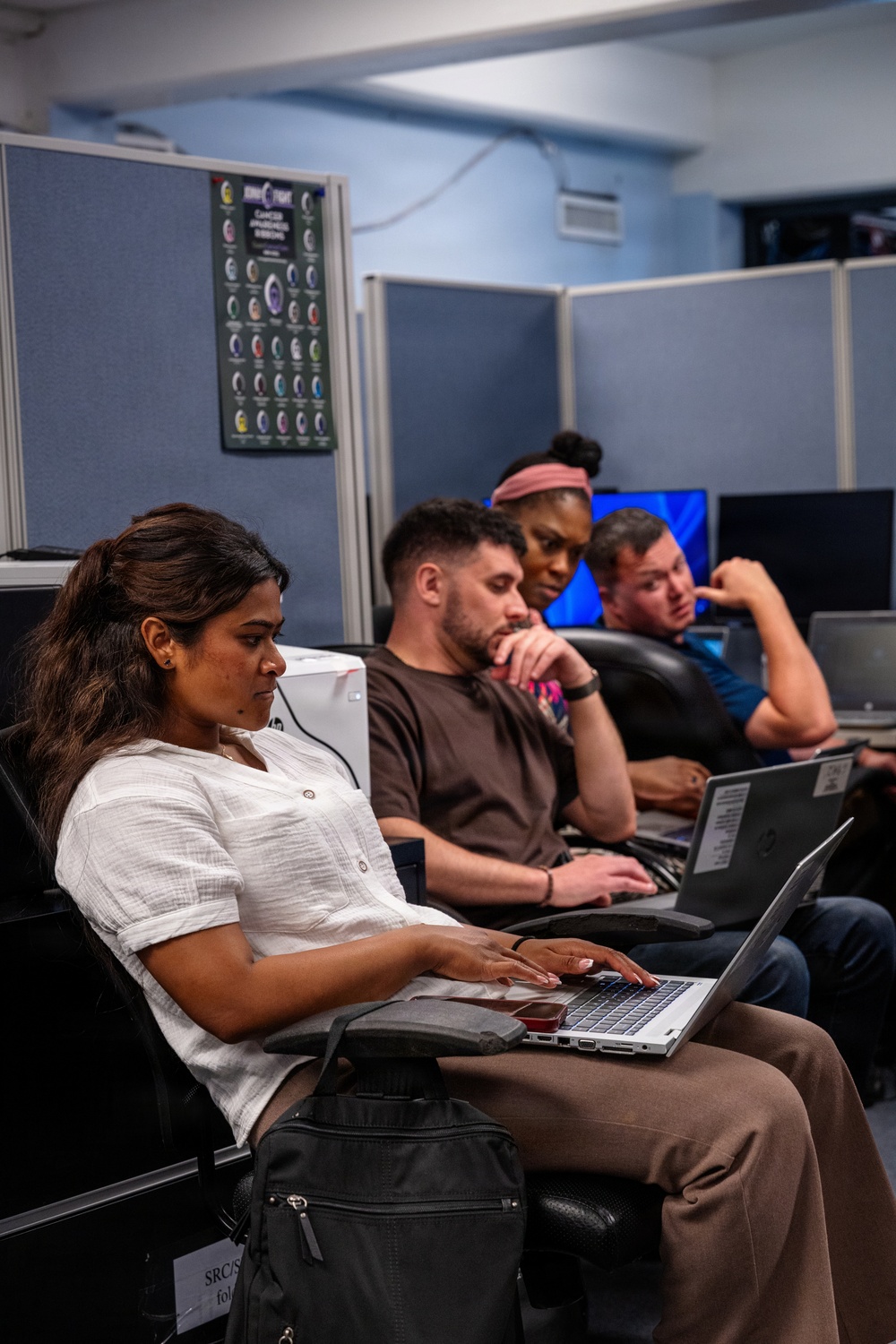 Service members conduct network and assessment during IRT’s Cyber Guam 2026