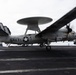 USS George H.W. Bush lands a E-2C Hawkeye