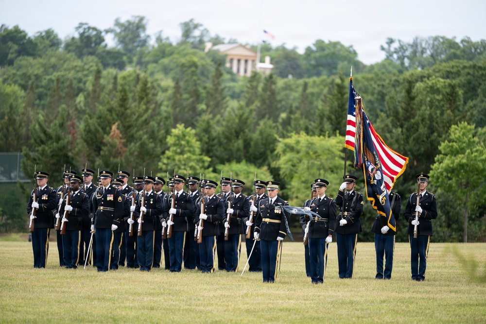 Military Funeral Honors were Conducted for U.S. Army Col. Roy Isaacson in Section 62