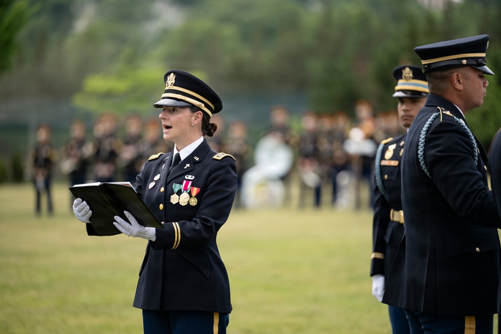Military Funeral Honors were Conducted for U.S. Army Col. Roy Isaacson in Section 62