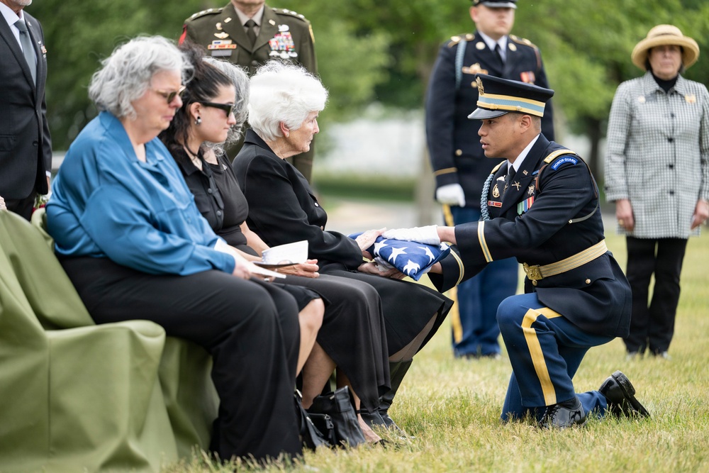 Military Funeral Honors were Conducted for U.S. Army Col. Roy Isaacson in Section 62