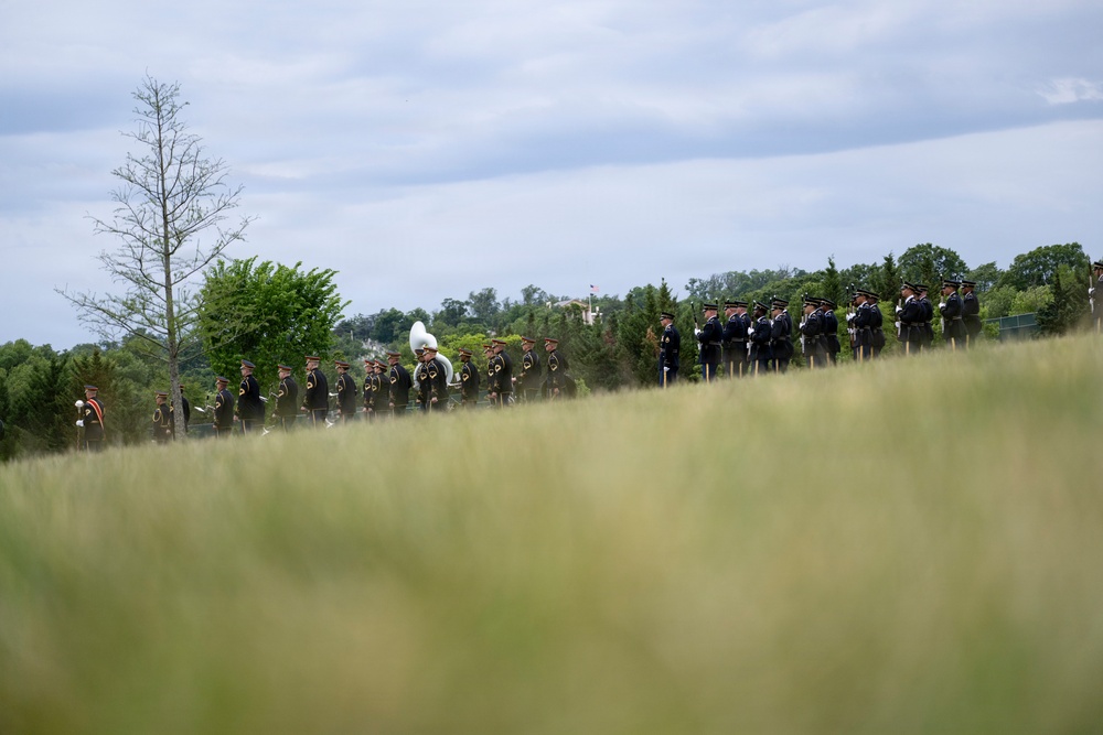 Military Funeral Honors were Conducted for U.S. Army Col. Roy Isaacson in Section 62