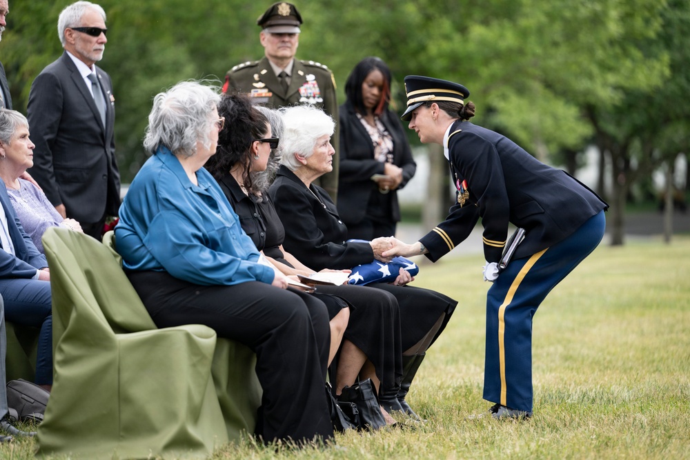 Military Funeral Honors were Conducted for U.S. Army Col. Roy Isaacson in Section 62