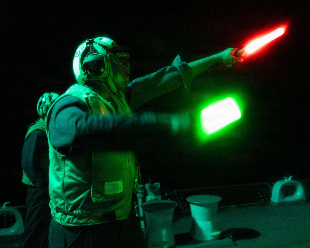 USS Rafael Peralta Conducts Flight Ops