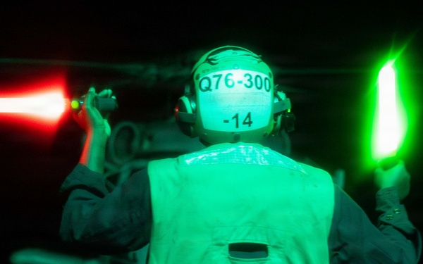 USS Rafael Peralta Conducts Flight Ops