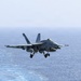 USS George H.W. Bush lands a F/A-18E Super Hornets