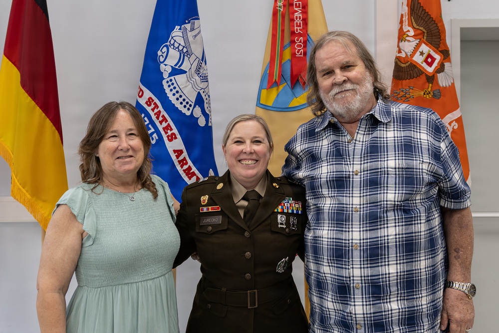 21st TSC Soldier Promoted to Master Sergeant During Ceremony at Panzer Kaserne