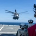 26th Marine Expeditionary Unit’s Type Commander’s Amphibious Training | Ch-53K King Stallion land on USS Arlington
