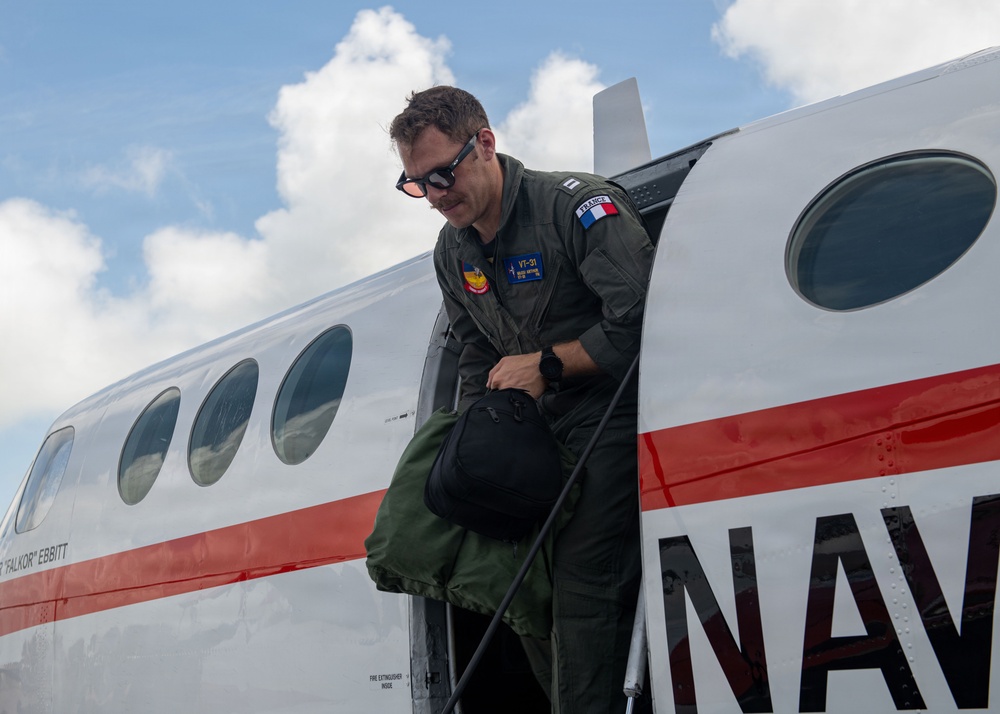 French Aviator Exits T-44C Pegasus