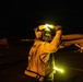 USS George H.W. Bush signals the shot line is safe for launch