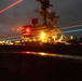 USS George H.W. Bush lands a E-2C Hawkeye