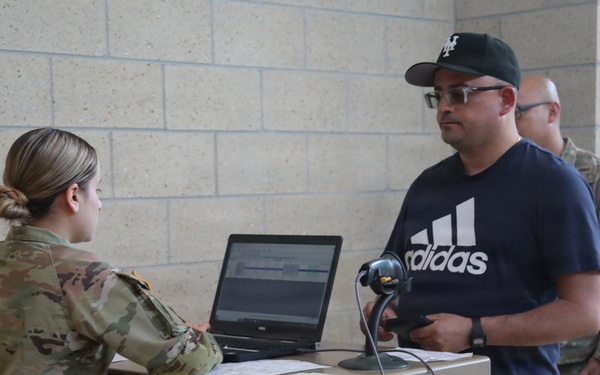 Army Reserve Soldiers strengthen accountability through Tactical Personnel System during Operation Sentinel Justice