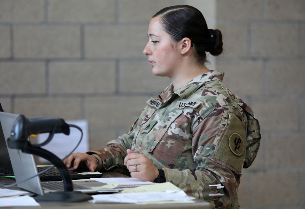 Army Reserve Soldiers strengthen accountability through Tactical Personnel System during Operation Sentinel Justice