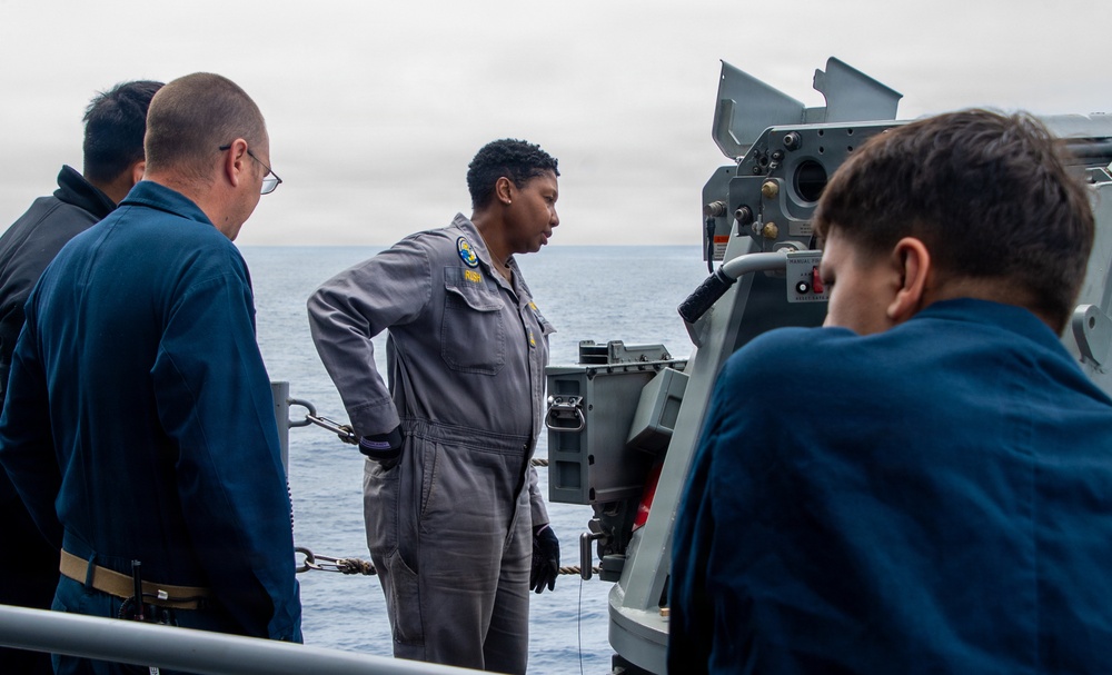 USS Theodore Roosevelt Equipment Inspection