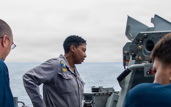 USS Theodore Roosevelt Equipment Inspection