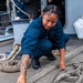 USS Theodore Roosevelt Line Handling