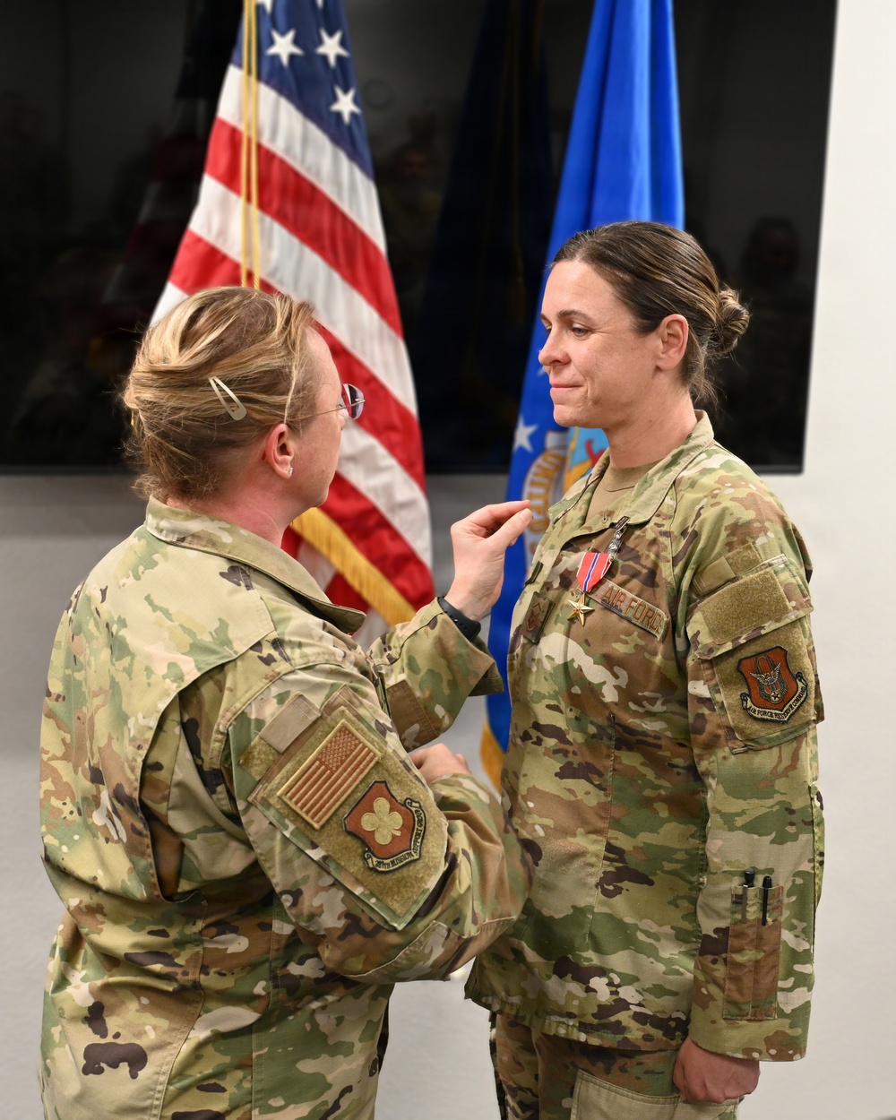 Honored for Service Under Fire: Two Barksdale Airmen Recognized for Combat Roles