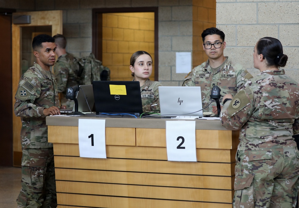 Army Reserve Soldiers strengthen accountability through Tactical Personnel System during Operation Sentinel Justice