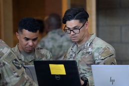 Army Reserve Soldiers strengthen accountability through Tactical Personnel System during Operation Sentinel Justice