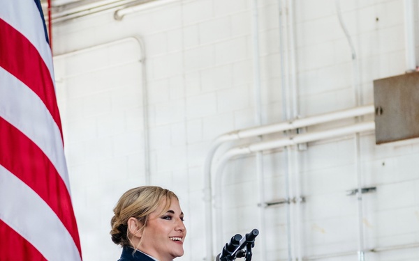 Chief Master Sgt. Nicole Synowicz takes reins as 128th Air Refueling Wing command chief