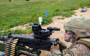 Michigan National Guard Unit Becomes First to Field Army’s New M155 Mounted Machine Gun Optic system