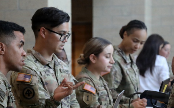 Army Reserve Soldiers strengthen accountability through Tactical Personnel System during Operation Sentinel Justice