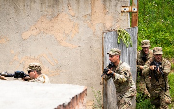 2-112th Infantry Soldiers Execute Urban Operations Training During Tactical Exercise at Fort Indiantown Gap