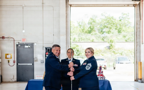 Chief Master Sgt. Nicole Synowicz takes reins as 128th Air Refueling Wing command chief