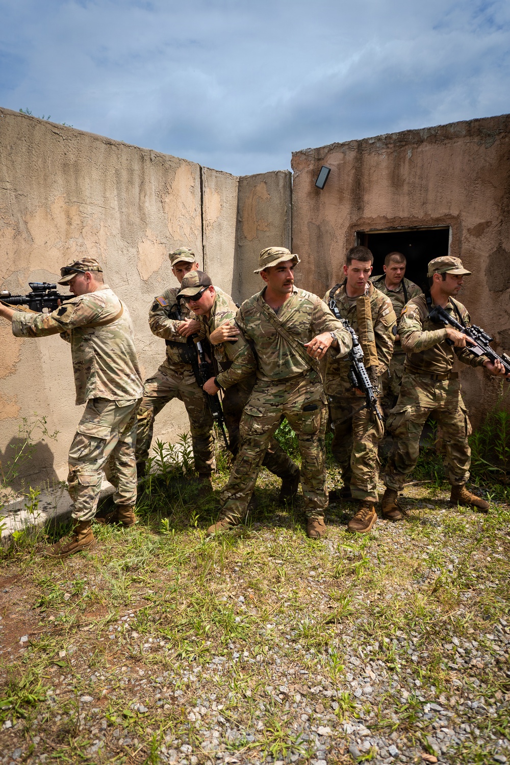 2-112th Infantry Soldiers Execute Urban Operations Training During Tactical Exercise at Fort Indiantown Gap